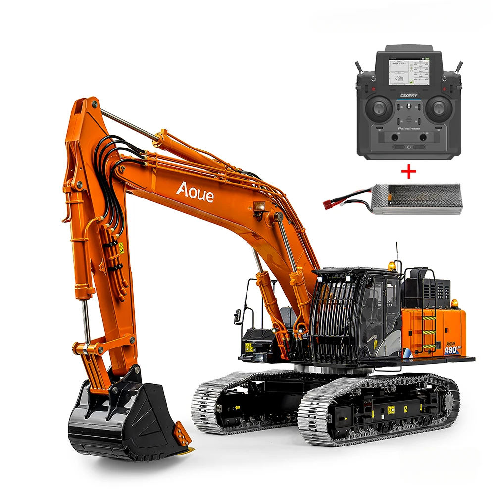 Rc Hydraulic Excavator 1/14 Metal - LESU 490 RC Экскаватор 1/14 Гидравлический