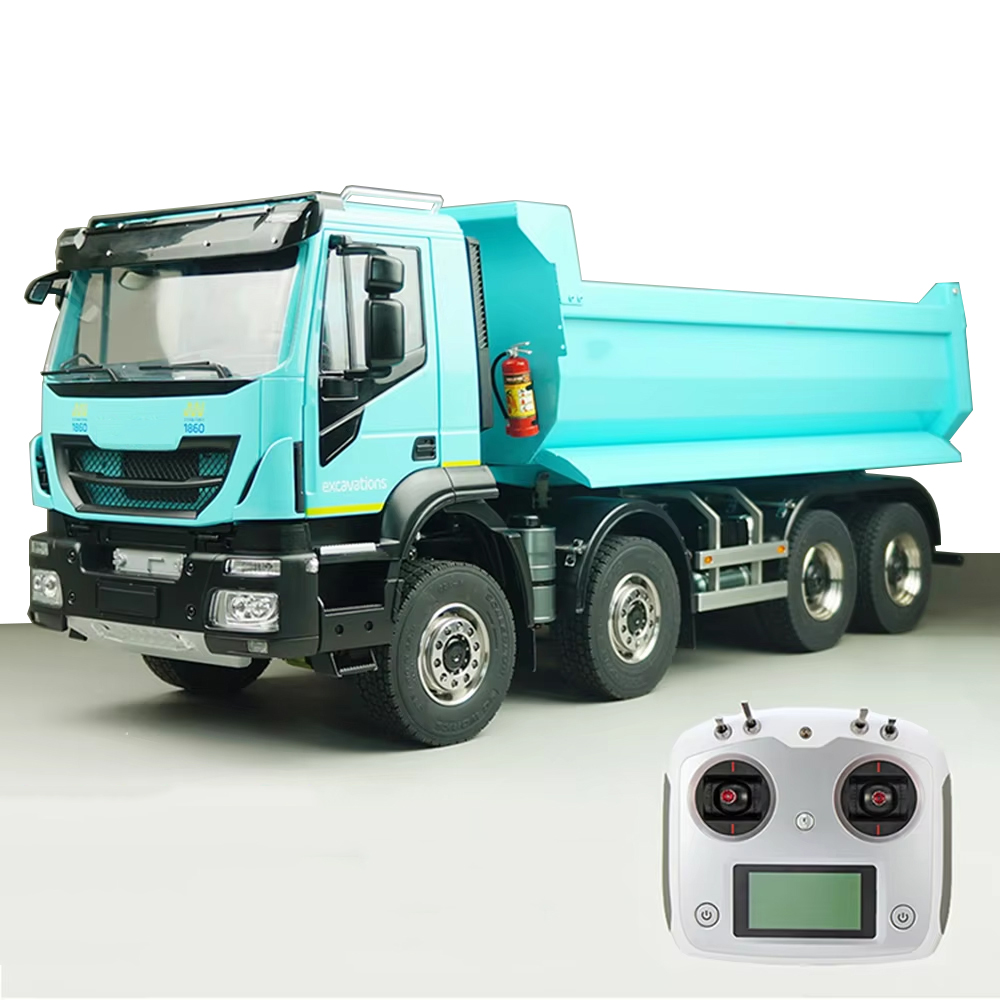 Rc Hydraulic Dump Truck 8X8 Metal - 8x8 RC Truck Масштаб 1/14 Гидравлический
