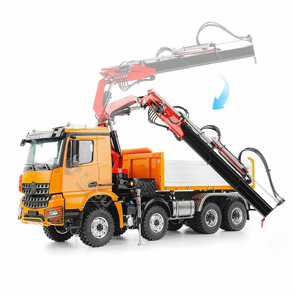 Радиоуправляемый грузовик 1/14 – обзор и цена Rc Hydraulic Dump Truck 8X8 Metal