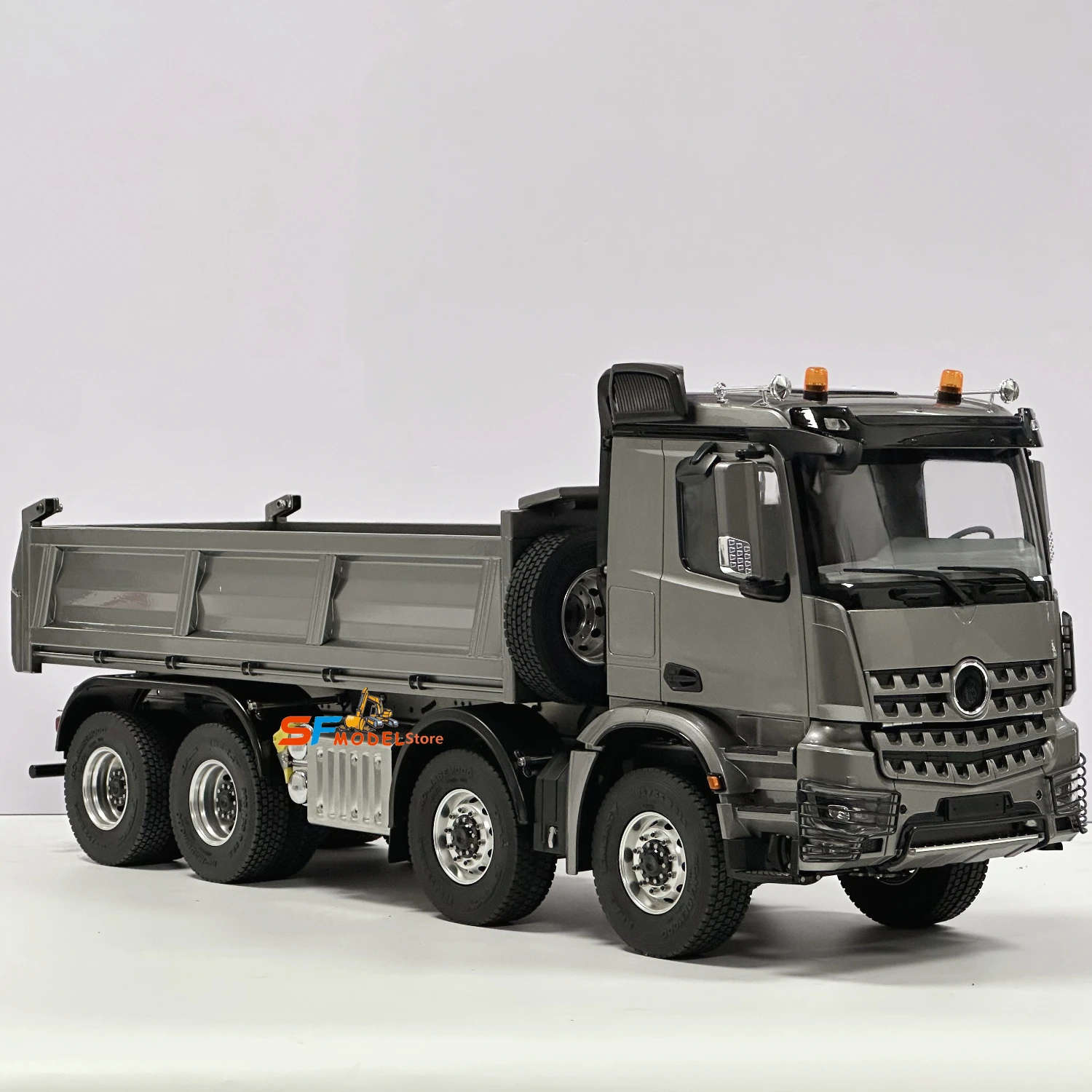 Радиоуправляемый самосвал 8x8, – обзор и цена Rc Hydraulic Dump Truck 8X8 Metal