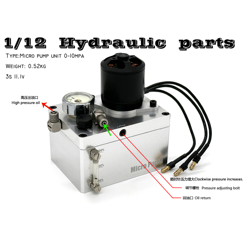 Гидравлический масляный насос  – обзор и цена Hydraulic Oil For Rc Model High Pressure