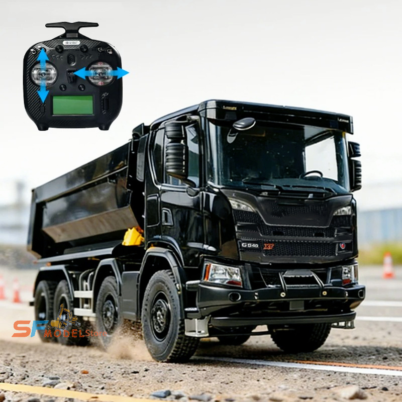 Радиоуправляемая модель самосв – обзор и цена Rc Hydraulic Dump Truck 8X8 Metal